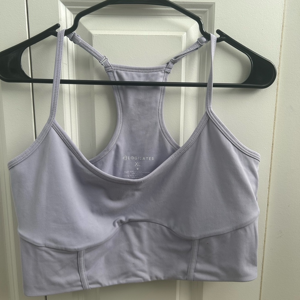Blogilates Light Purple Sports Bra